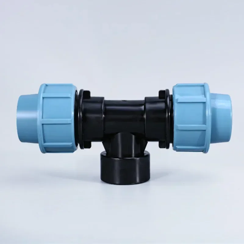 

20mm 25mm 32mm Hose Water Tee Connector Plastic Tube Watering Joint Garden Irrigation Tool Connectors