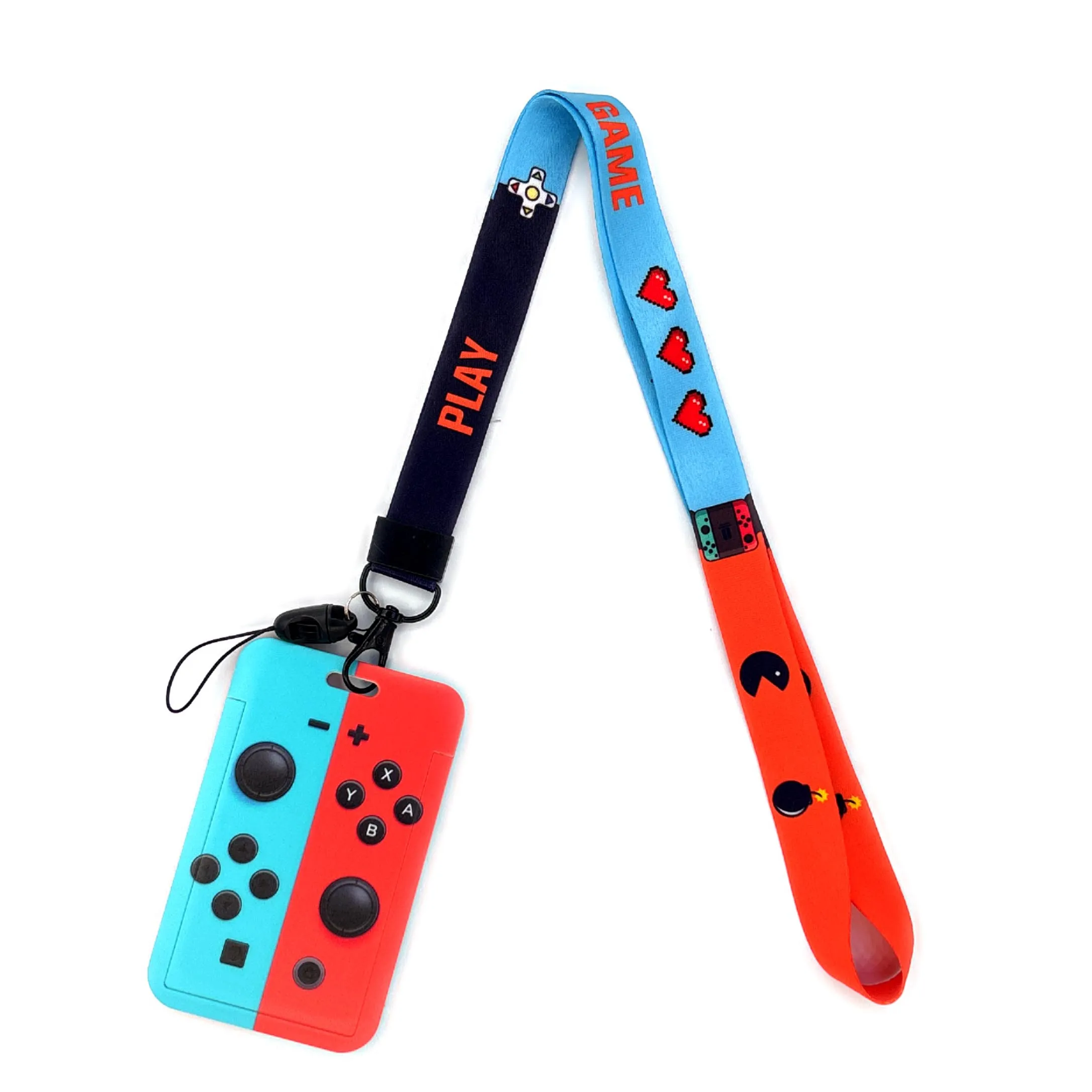 Versatile Card Holder Lanyard with Protective ID Badge and Credit Card Case