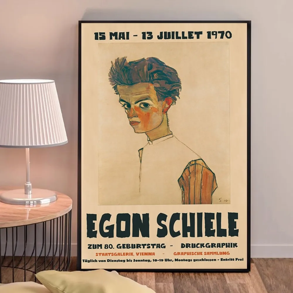 Egon Schiele Body Color Delineation Sketch Figure Poster Good Quality Prints and Posters HD Quality Poster Wall Art Painting