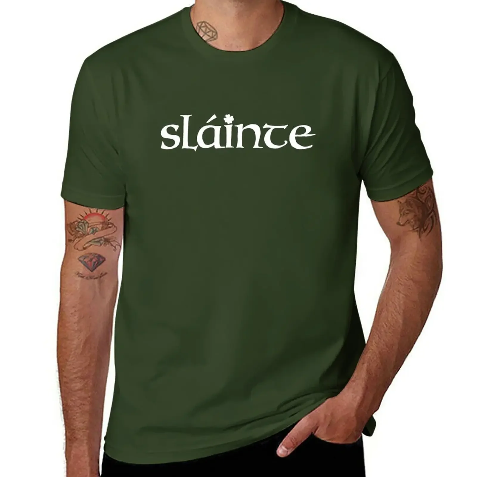 

Slainte T-Shirt quick drying customizeds men t shirt