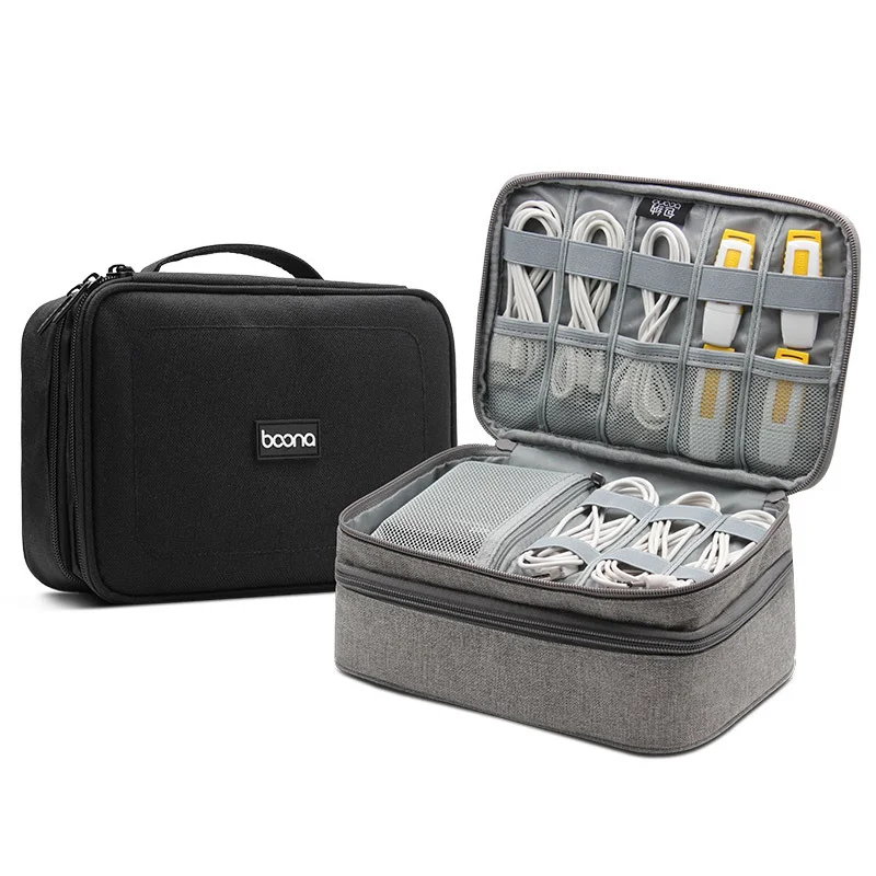 

Travel Digital Storage Bag Portable Digital USB Gadget Organizer Electronics Accessories Bag Zipper Storage Pouch kit Case