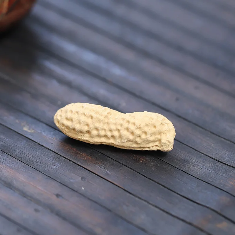 차 펫 땅콩 모형 조각 차 세트 불멸의 과일 장식 차 테이블 액세서리 세라믹 재배 가능