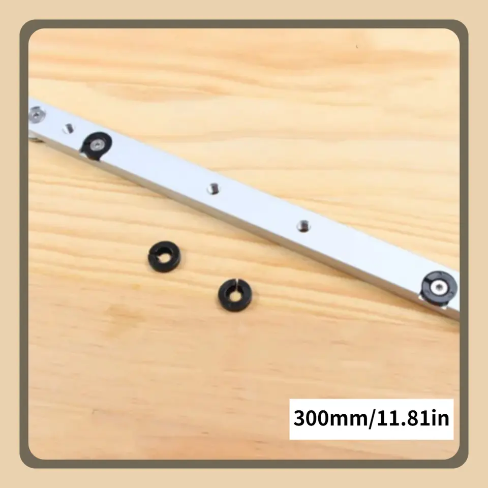 Heavy-Duty 300/450mm Aluminum Alloy T-Track Miter Gauge Rod - Perfect for DIY Carpentry & Professional Woodworking Tools image 9