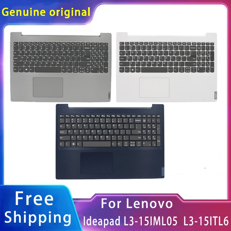 

New For Lenovo Ideapad L3-15IML05 / L3-15ITL6 2020;Replacement Laptop Accessories Palmrest/Keyboard With LOGO