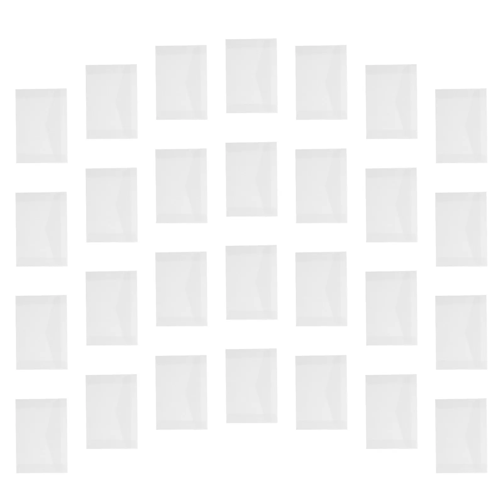 100Pcs Glassine 봉투 3.9x2.8 인치 결혼식 초대장 선물 카드 명함용 무..