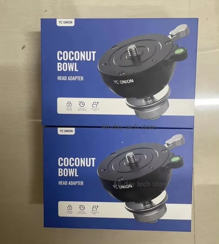 YC Onion COCONUT 75mm Bowl Head Fluid Head Compatible With Most 75mm Bowl Tripod Professional Video Tripod