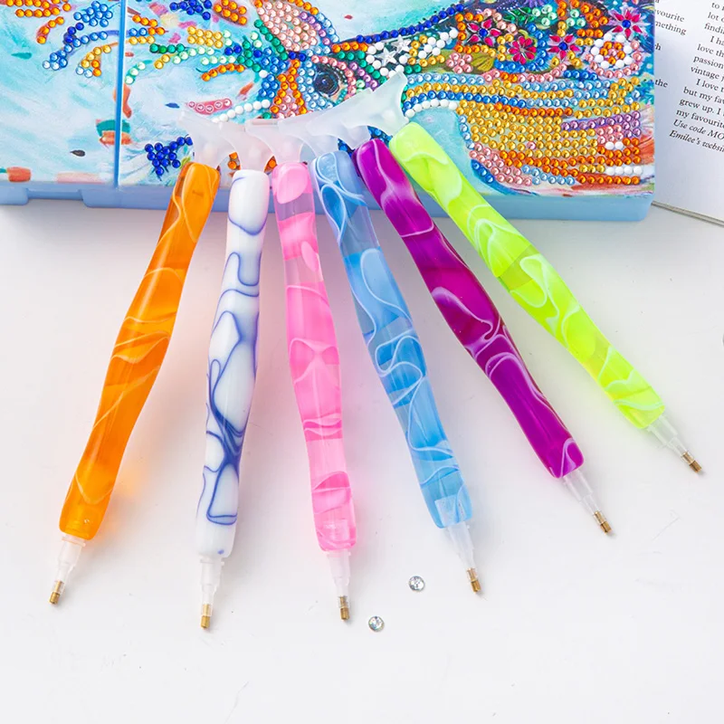 Dispaint DIY 5D Diamond Painting Pens Resin Tip Point Drill Cross Stitch Embroidery Sewing Craft Nail Art Accessories Tools