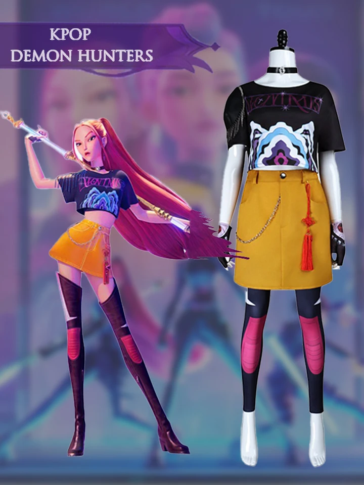 Épée Accessoire K-Pop Demons Hunters – Réplique Réaliste Pour Cosplay, Halloween, Carnaval – Objet De Collection Anime