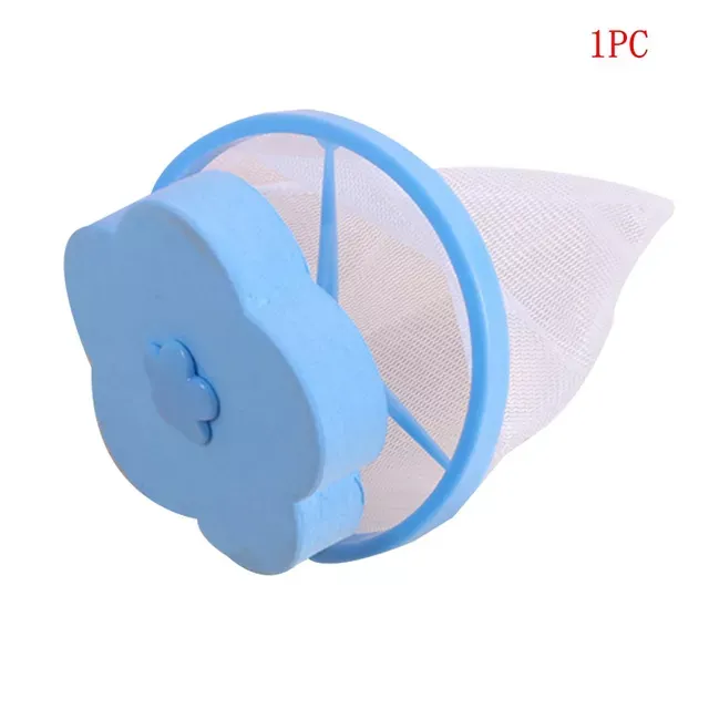 1/2/4PCS Reusable Washing  Floating  Filter Bag Floating Pet Fur Catcher Hair Remover Tool For Washing