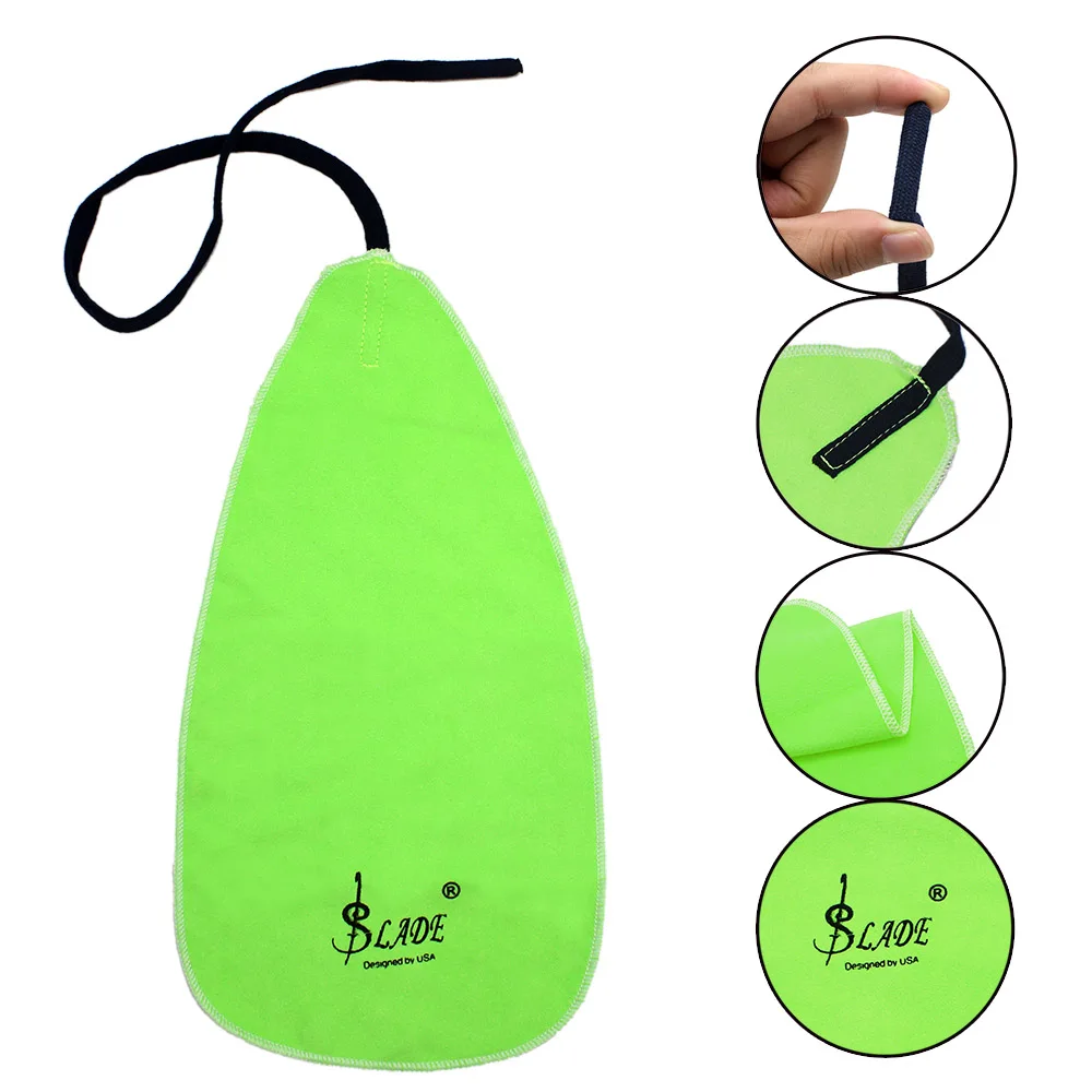 1Pcs Saxophone Cleaning Cloth Piccolo Flute Clarinet Sax Wiping Cloth for Inside Tube 6 Color Woodwind Musical Instrument Parts