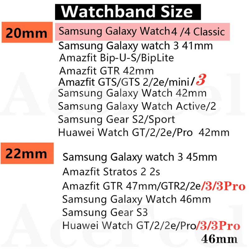 Ремешок нейлоновый для Samsung Galaxy Watch 4 3 classic active 2Gear S3S2, браслет для наручных часов Huawei watch GT 2e pro band 22 мм 20 мм (art.: 3920bd90fa804) - 3920bd90fa804