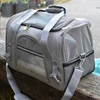 Portable Mesh Shoulder Bag Outgoing Pets Carrier Bags Travel Pets Bags Outdoors foldable breathable transparent cat dog bag 6