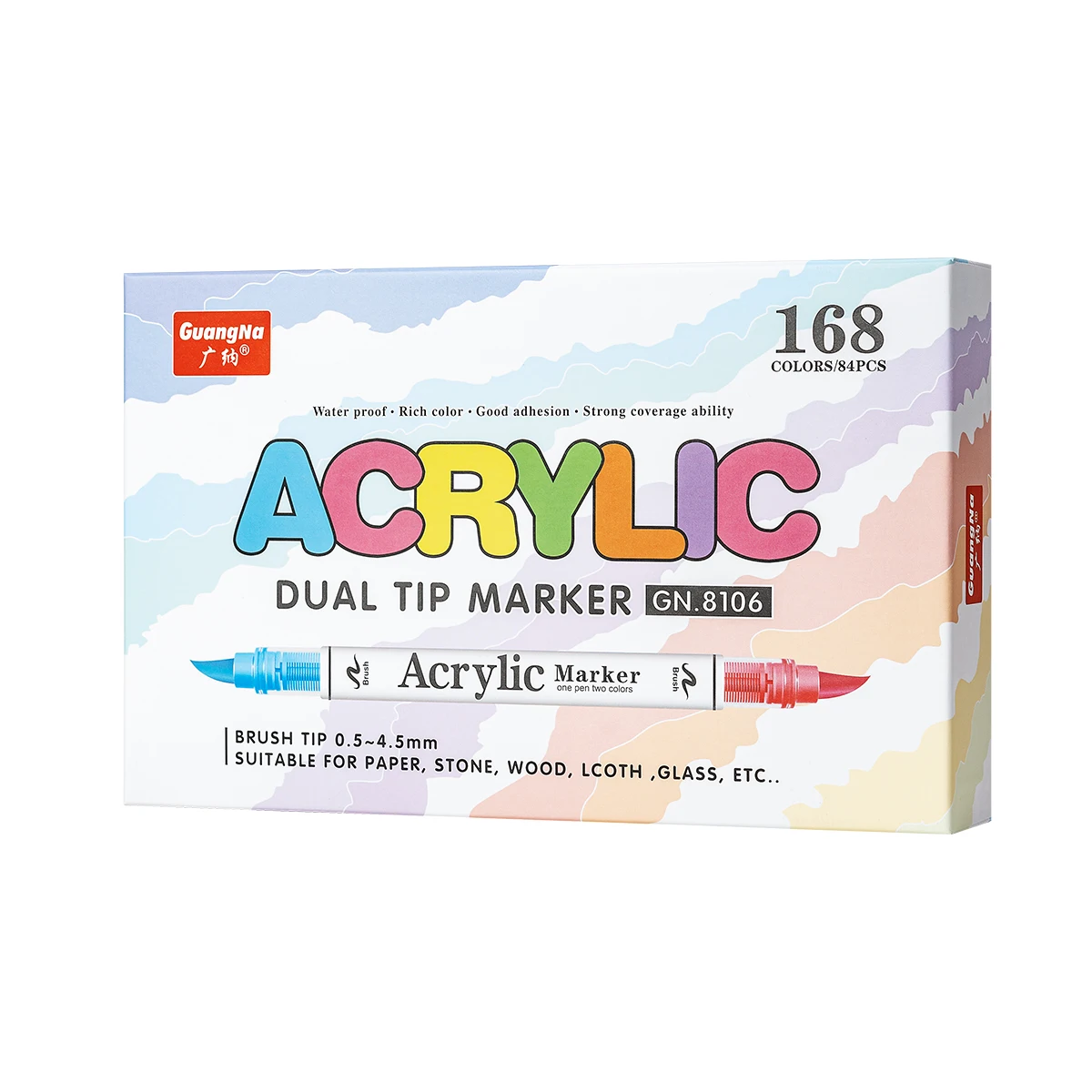 168/120/72/60/48/36/24/12pcs Dual Tips Artist Markers Set Acrylic Marker Set Ide