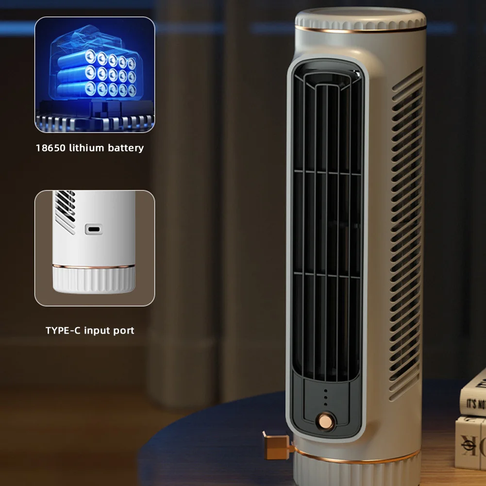 Vertical Horizontal Small Towers Fan Lightweight Quiet Table Airs Cooler For Living Room Home