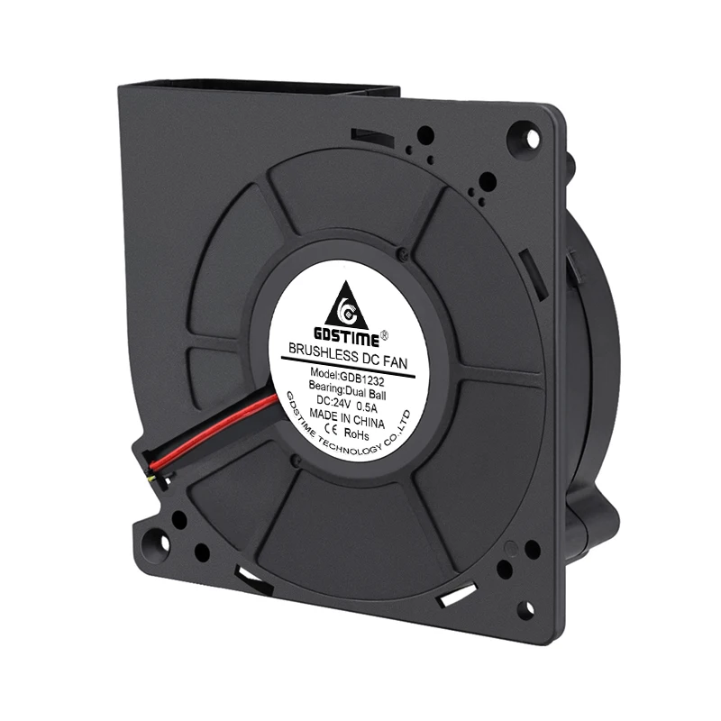 Gdtime-brushless Industrial Machine Blower Cooler Rolamento de Esferas Duplo Ventilador de Refrigeração para Churrasqueira dc 24v 120x32 mm 120 mm 12cm Pcs - Imagem 5