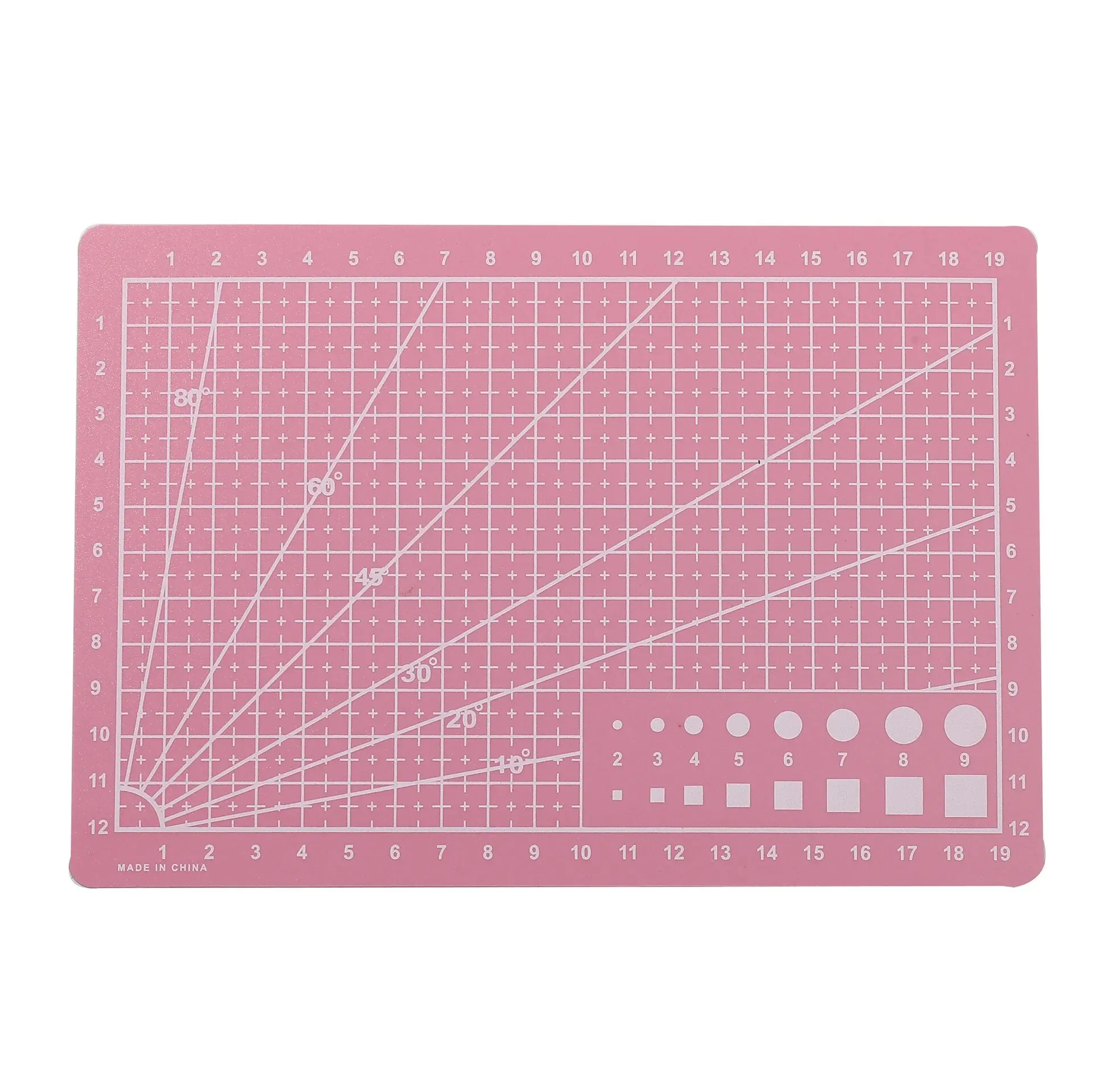 thumbnail image 1 of Tapete de corte A5 de PVC, tabla de cortar, banco de trabajo, costura Manual de retales, cuchillo DIY, grabado de cuero, base de un solo lado, 1 Uds., 1 of 4