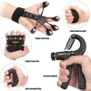 5-60kg Adjustable Hand Grip Strength Strengthener Trainer Full Set With Counter Wrist Forearm And Hand Exerciser For Muscle 6
