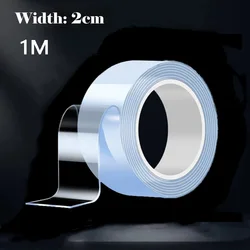 Multipurpose Reusable Double - Sided Waterproof Adhesive Tape - Durable, Removable, Ideal (1PC 2cmX1M)