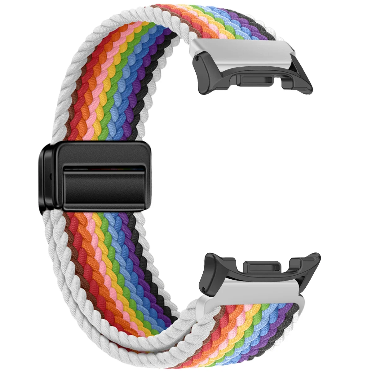 Colorful Magnetic Nylon Braided Sport Strap Bracelet