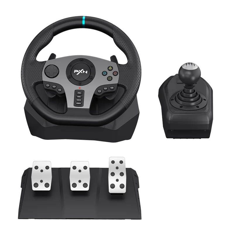 Pxn V9 Volante Pc Volante Gaming Racing Wheel Per Ps4/Ps3/Xbox One/Pc Windows/Nintendo Switch/Xbox Series S/X 270 °/900 °