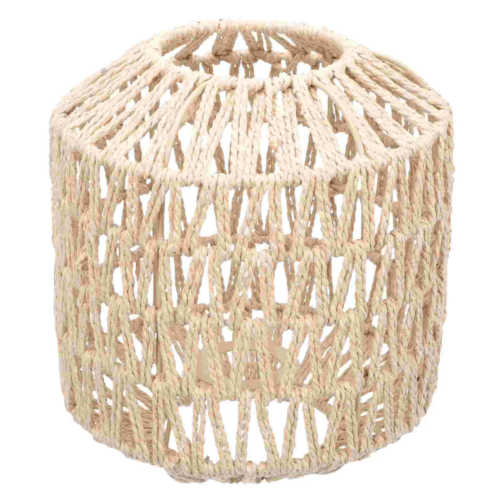

Screen Lamp Shade Pendant Rattan Hanging Woven Wicker Rope Home Bar Hotel Fixture Shades