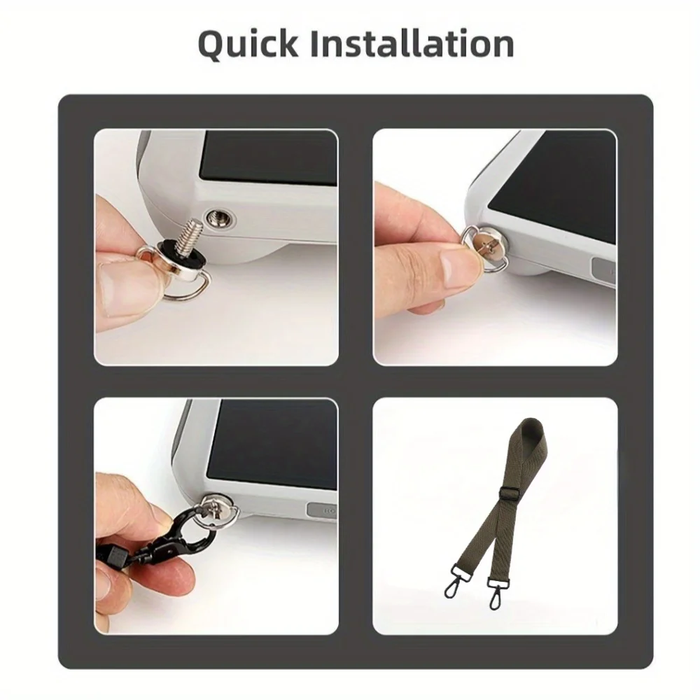 Sangle de cou pour télécommande DJI RC/RC 2/RC Pro - Noir et Vert