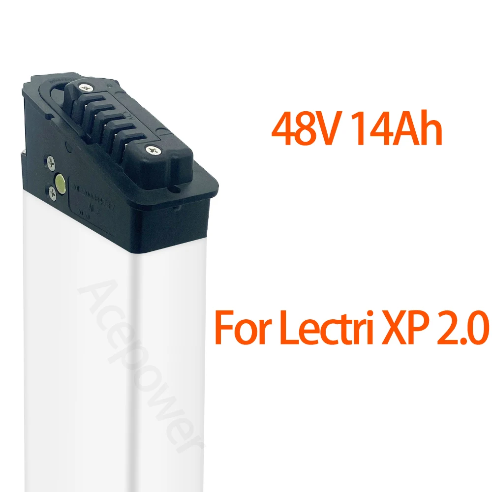 For Lectri XP 2.0 Lectri XP Step Thru 2.0 Ebike Battery 48V 10.4Ah 12.8Ah 14Ah Battery for Lectri XP 2.0 Lectri XP Step Thru 2.0 —  Light Yellow