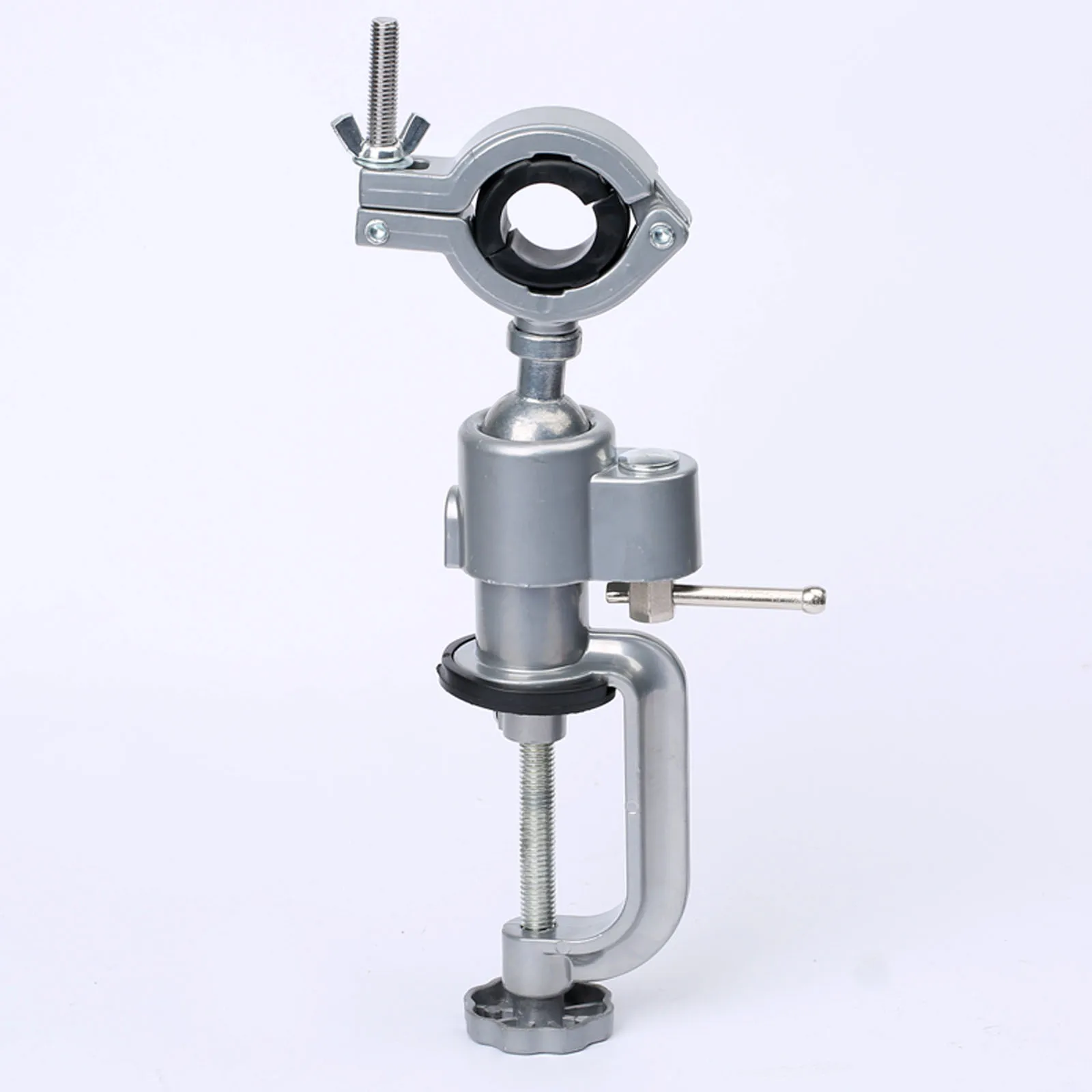 

1pc Aolly 360 Degree Clamp-on Grinder Holder Grinder Stand Bench Vise Support For Electric Drill Dremel Rotary Tools dophee