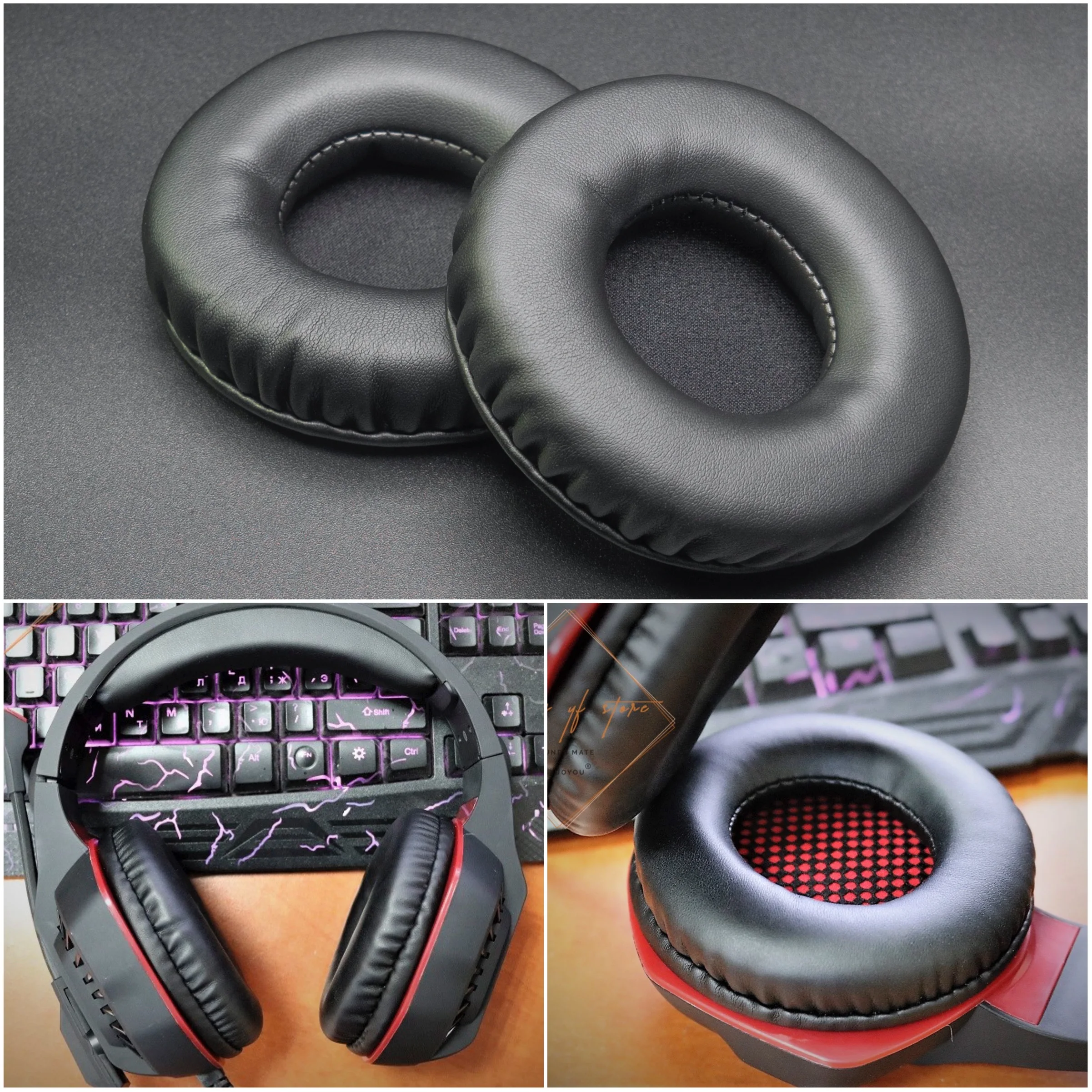 Couro Macio Ear Pads para Headphone Espuma Almofada Earmuff para Sony ap U990mv ap U990mv Qualidade Perfeita Não Barato Versão