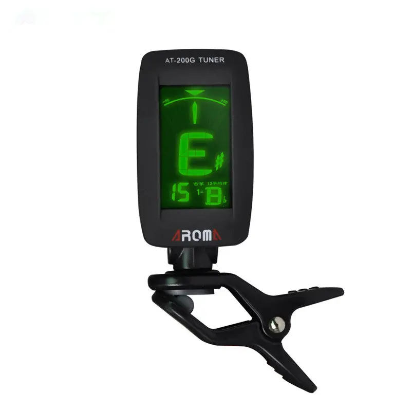 Chromatic Clip On Digital AT 200G Zither Tuner 21 chord mixer zither tuner clip AliExpress