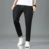 2024 Men's Sports Pants Spring Business Casual Loose Comfortable Drawstring Straight Pants Outdoor Fitness Jogger Men's Pants 5