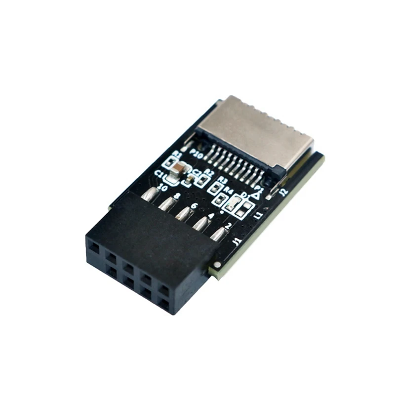 

USB 2.0 9Pin To TYPE-E Adapter USB 2.0 9Pin Front Panel Header To Type-E Internal Adapter With 5V Power LED