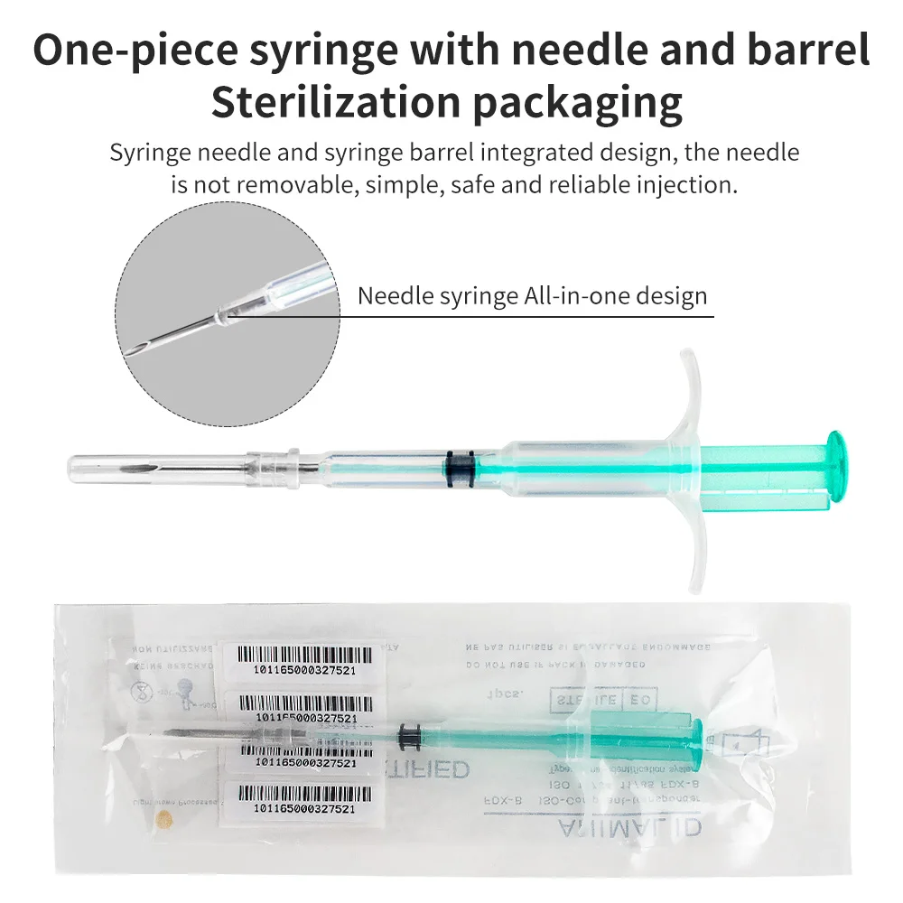 100 Packs Universal Standard Pet Microchip Syringe 134.2KHz ISO11784/5 FDX-B Pet ID Tags 15 Bit Microchip For Dog Cat Pig 3 Size