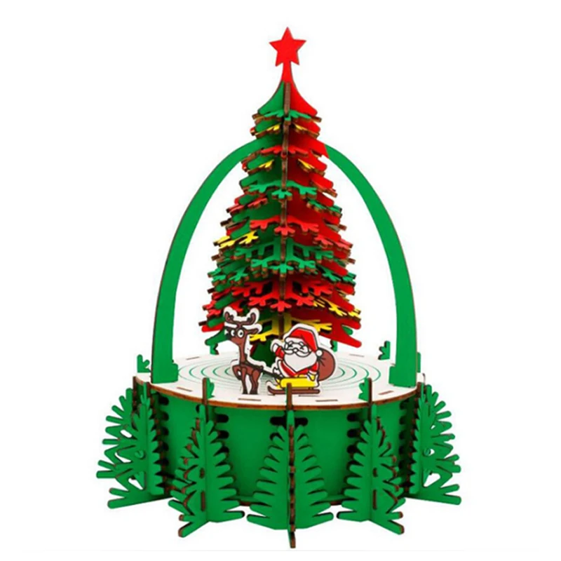 Diabelski młyn 3D drewniane Puzzle budowa drewniana układanka karuzela DIY ręczne zabawki edukacyjne dla dzieci montażowe dla dzieci dziewczynek 6 Diabelski młyn 3D drewniane Puzzle budowa drewniana układanka karuzela DIY ręczne zabawki edukacyjne dla dzieci montażowe dla dzieci dziewczynek - Image 6