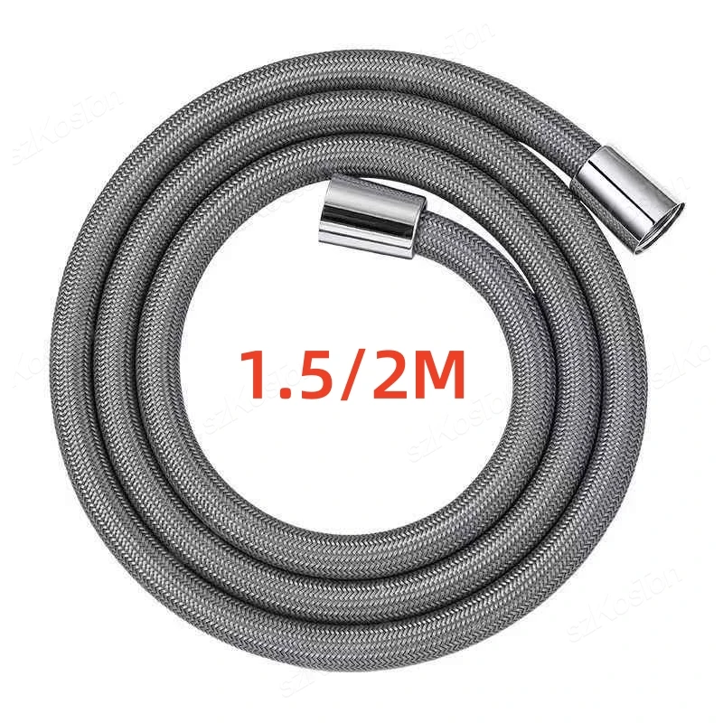 1.5/2M Nylon Flexible Shower Head Hose High Pressure Shower Tube GI/2 Universal Pipe Bathroom Accessories shower hose plumbing hose plumbing supply hose