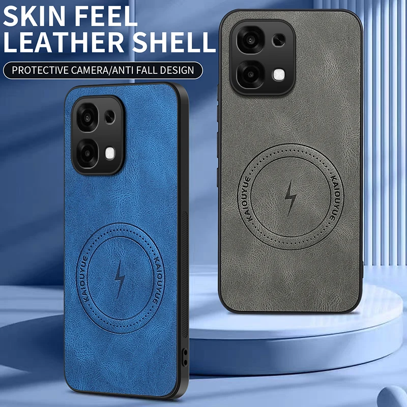 Luxury PU Leather Magnetic Phone Case - Shockproof and Stylish Cover