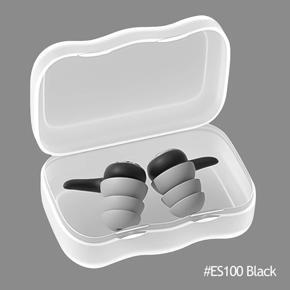 

Three-Layer Large Size Silicone Earplugs Lightweight Anti-Noise Sleeping Ear Plugs For Travel Study Sleep