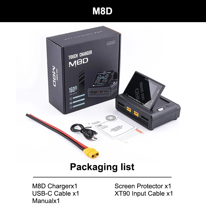 充電器　ToolkitRC M8D デュアルチャンネル　急速充電器 M8D – ToolkitRC