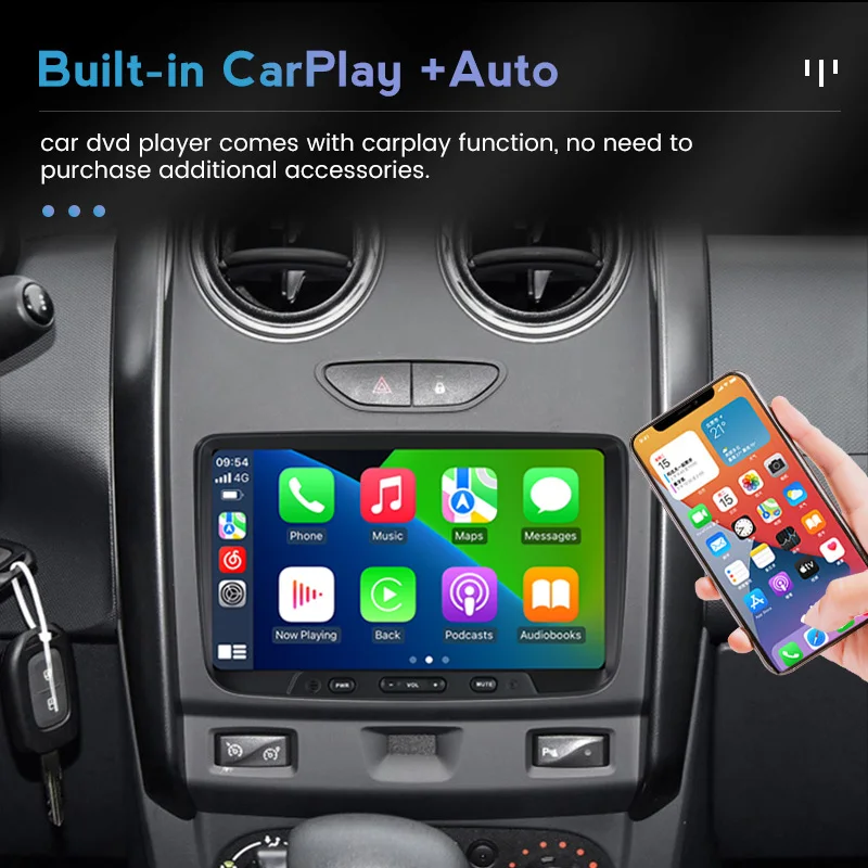 8core Android 128g Rom Car Radio Multimedia For Renault Dacia Logan Sandero  Duster Lodgy Lada Xray Captur Dokker Android Auto - Car Multimedia Player -  AliExpress