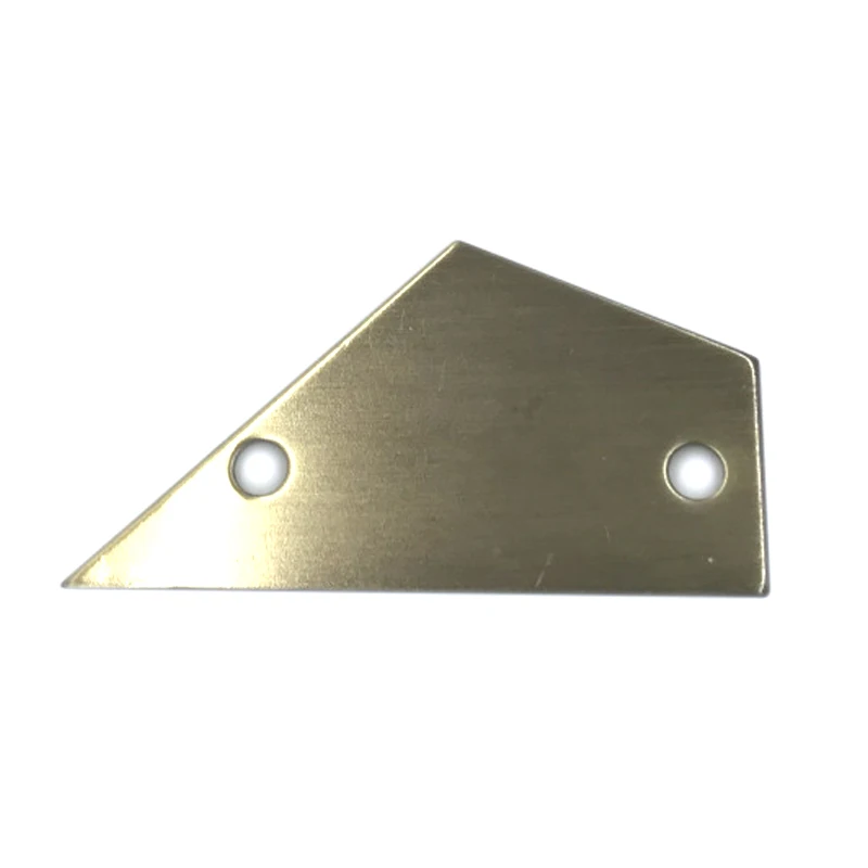 Guitar Bass Fret Leveling Ruler Triangle Fret Measuring Rocker Level Luthier Tool Silver for Guitar Luthier Silver Bronze