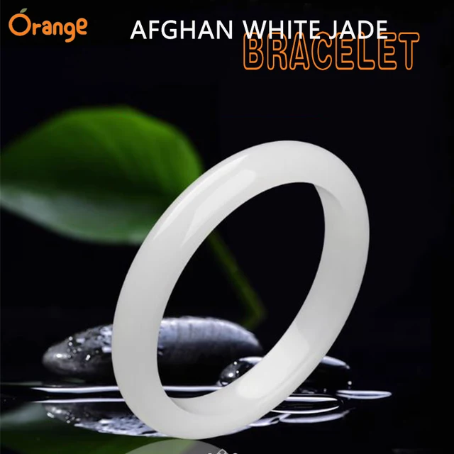 Natural White Jade Bracelet Original Certified Fashion Jewelry Luxury Girl Bracelet Mascot Holiday Gift 1