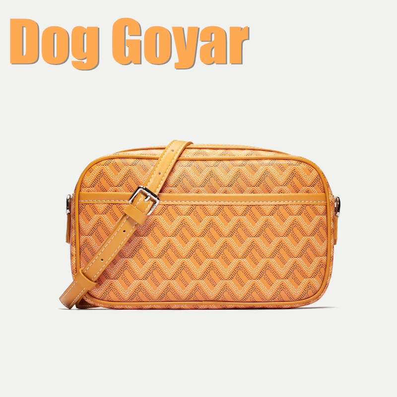 DOG GOYAR Super quality A+++ Camera bag GOYAR dog tooth bag unisex messenger leather reporter photo bag shoulder bag tote bag