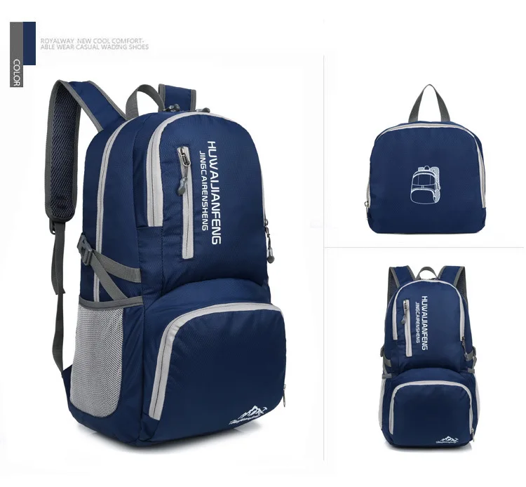 mochila dobrável saco ultraleve pacote ao ar