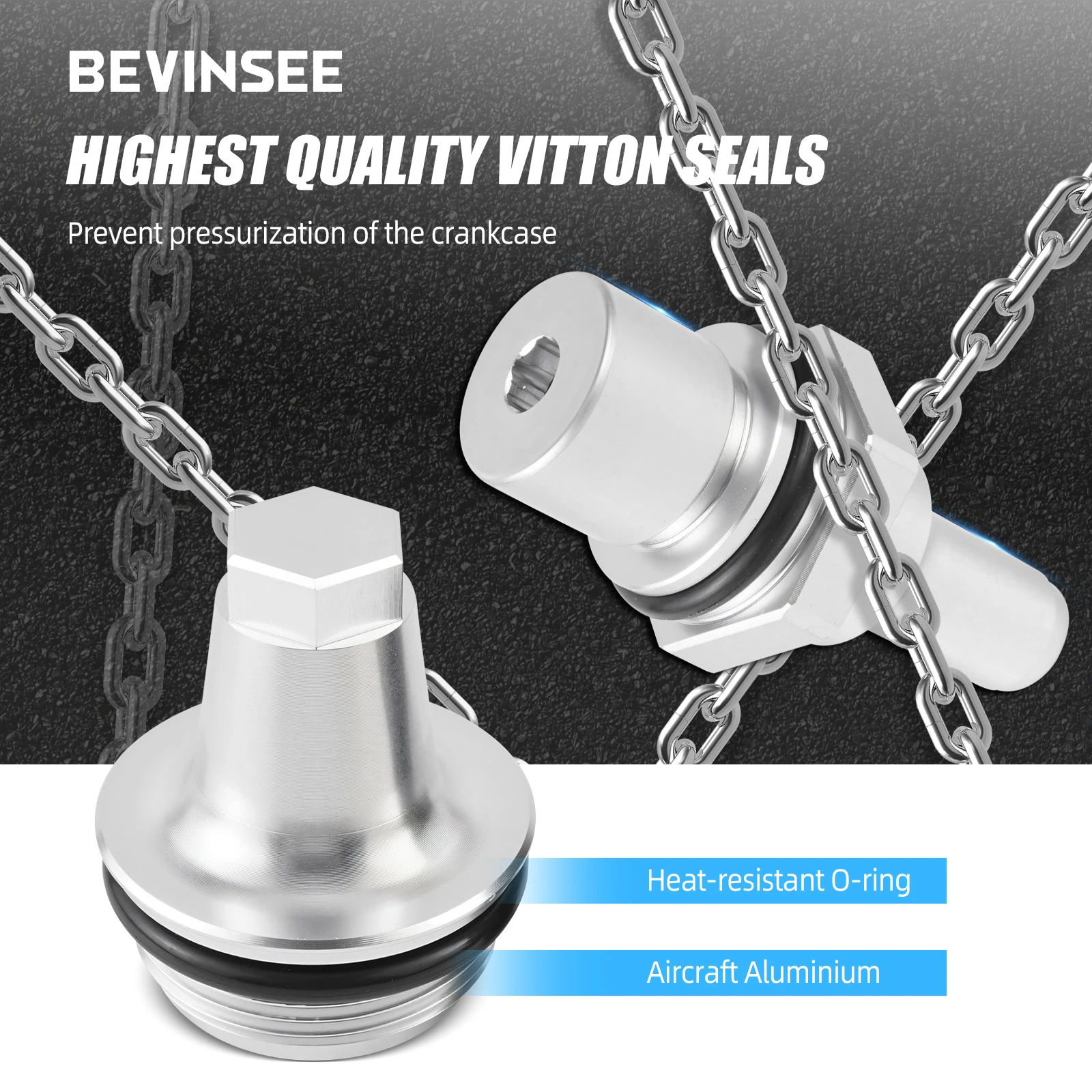 Premium Aluminum PCV Valve/Cover