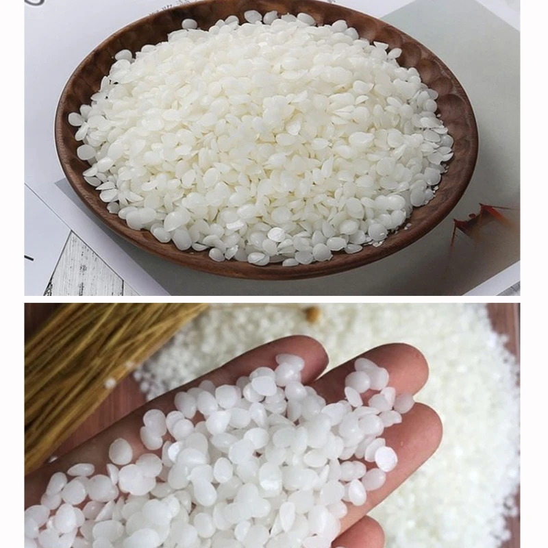 White Beeswax Granules for DIY Crafts and Polishing