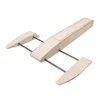 RC Speed Boat Wooden Sponson Outrigger Shrimp Speed Boat Model Kits Radio Remote Control Speedboat,Single Model 1