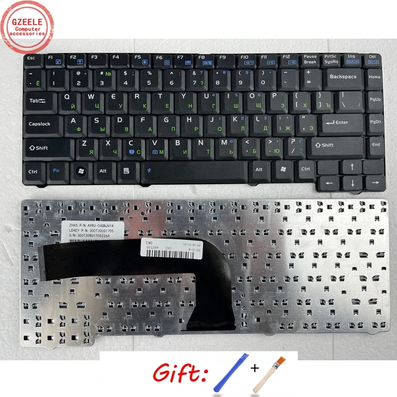 

Русская клавиатура для ноутбука ASUS X51C X51H X51 Z94 RU, черная клавиатура