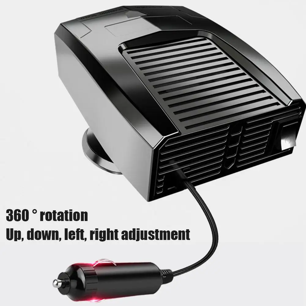 12V/24V Auto Electric Fan Warmer 360 Degree Rotation Car Cold Warm Air Heater Cars Fan Heating Machine Automobile Accessories images - 6