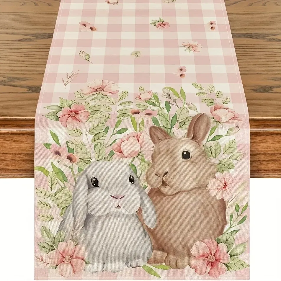 Bunny Blooms Table Runner (Cotton, Poly)