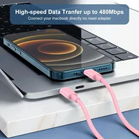 Fast Charging Secure Power Adapter With Dual PD20W USB-C Charger And 2 Type-C To Lightning Cables For IPhone 14/13/12/11/XS/XR 4